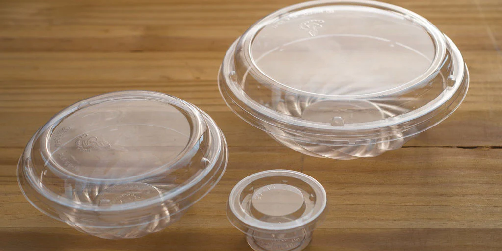 PLA transparent food packaging